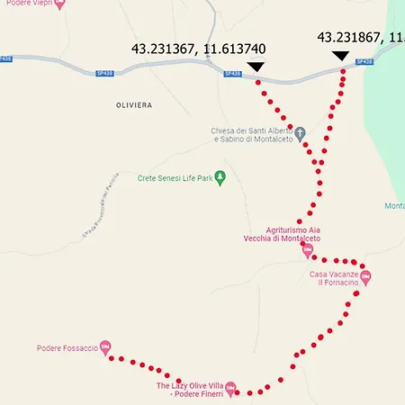 아파트 Casa Ginestra Podere Fossaccio *